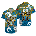 (Custom Personalised) Titans Rugby NAIDOC 2022 Aboriginal Hawaiian Shirt