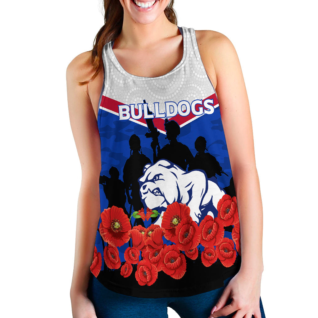bulldogs-anzac-day-indigenous-art-women-tank-top