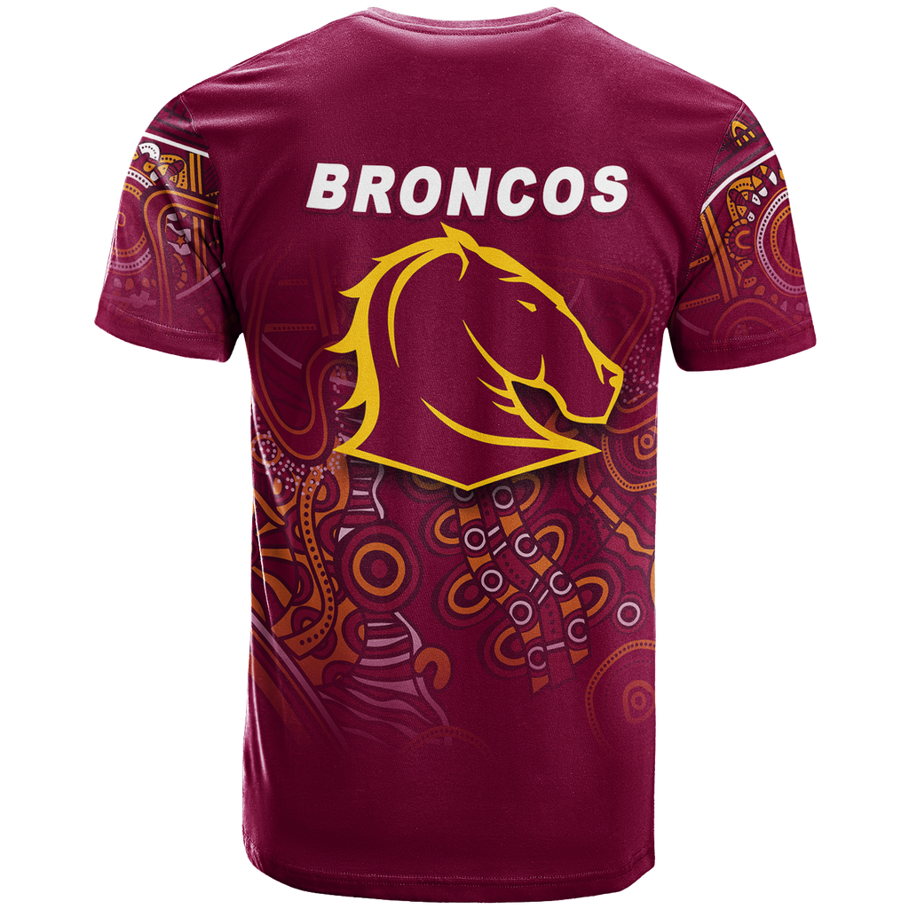 Brisbane Broncos Rugby Indigenous T-Shirt - LT12