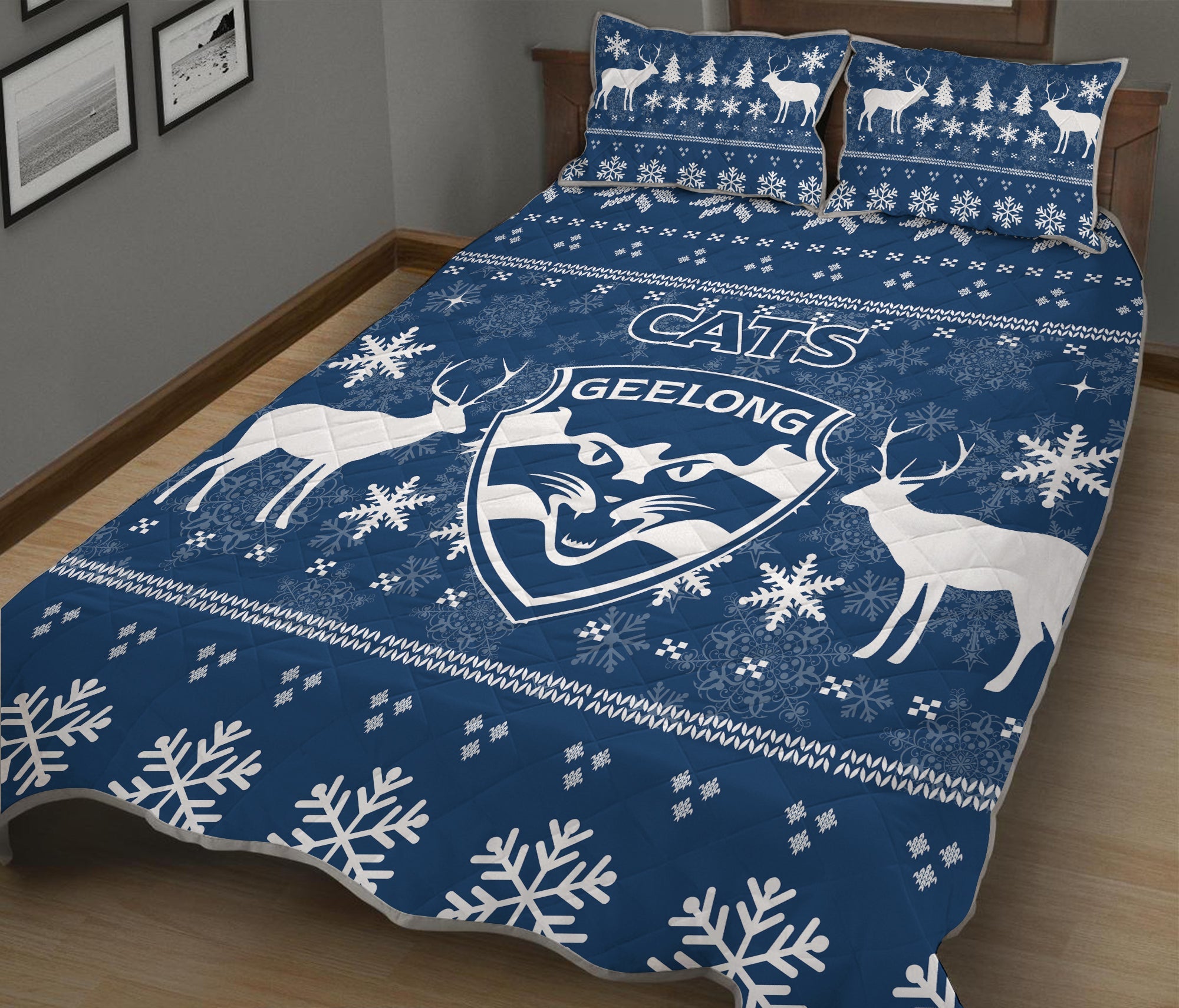 geelong-cats-quilt-bed-set-christmas-ugly-style
