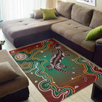 aboriginal-area-rug-lizard-and-dot-painting