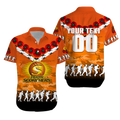 (Custom Personalised) Perth Scorchers ANZAC 2022 Hawaiian Shirt Camouflage With Poppy