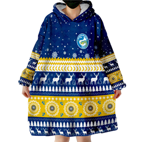 eels-rugby-wearable-blanket-hoodie-christmas-parramatta-blue