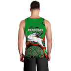 Rabbitohs Rugby Aboriginal Art Men Tank Top - LT12