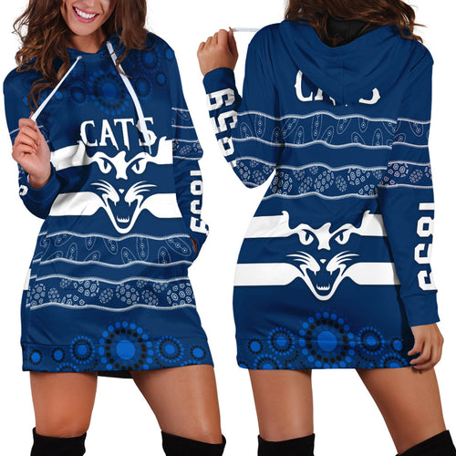 cats-indigenous-hoodie-dress-football-geelong
