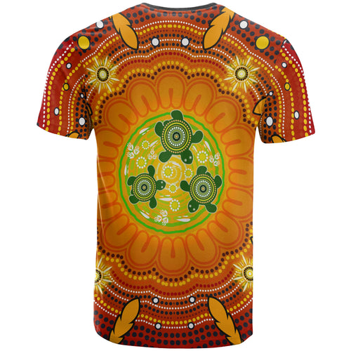 aboriginal-kid-t-shirt-turtle-circle-dot-painting-art