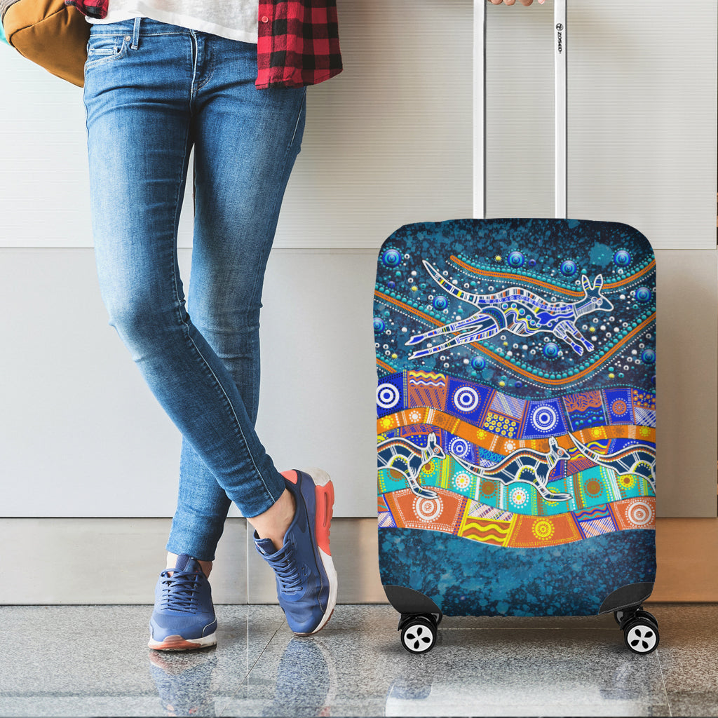 australia-indigenous-luggage-covers-dot-painting-art
