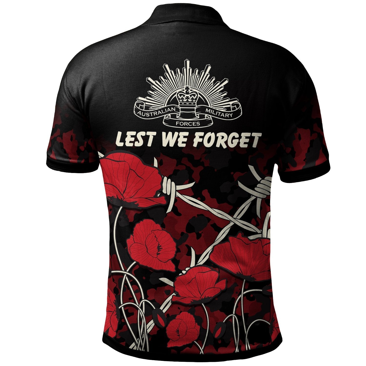 anzac-polo-shirt-anzac-with-remembrance-poppy-flower-ver2