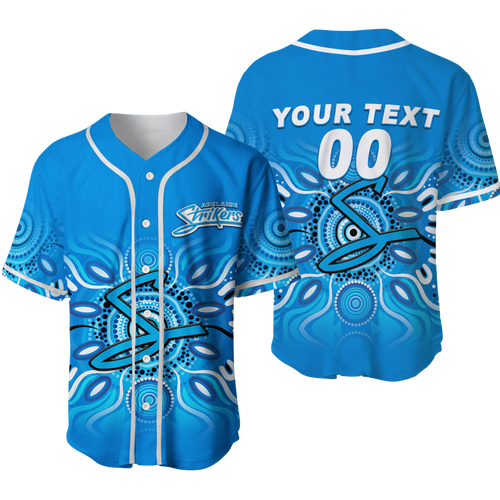 (Custom Personalised) Adelaide Strikers Aboriginal Cricket 2022 Baseball Jersey 