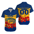 (Custom Personalised) Eels Anzac Day Hawaiian Shirt - Indigenous Art