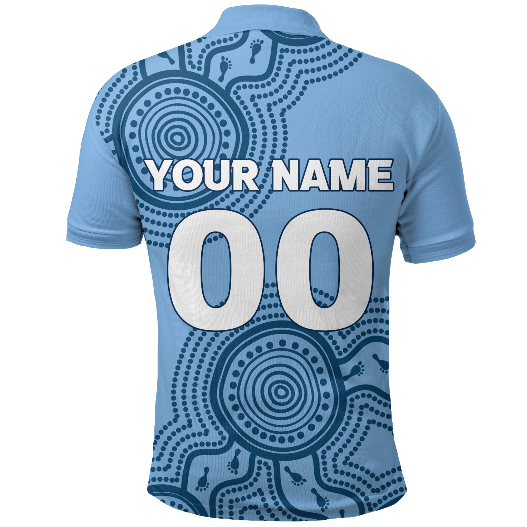 custom-personalised-sydney-polo-shirt-indigenous-dot-painting-ar