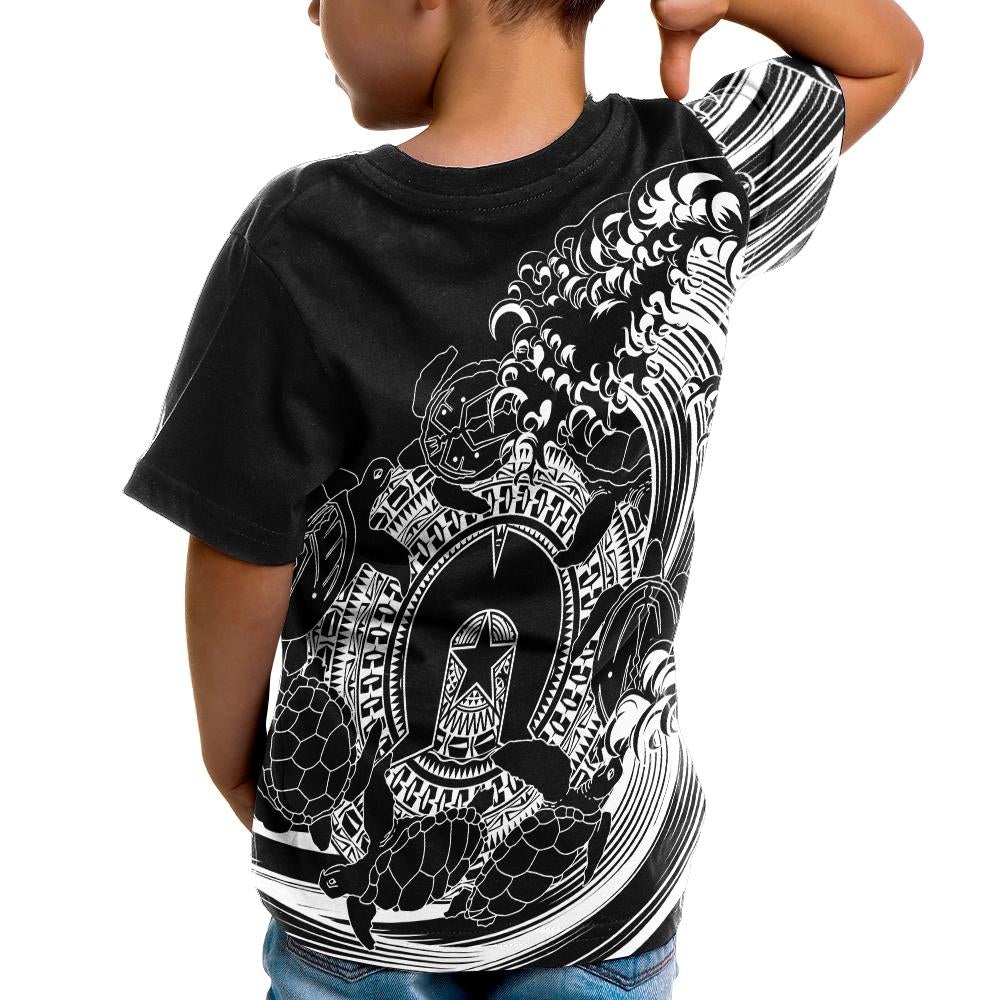 aboriginal-t-shirt-kids-torres-strait-islands-in-wave-black