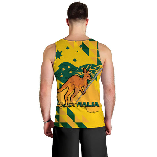 Australia Day Proud To Be Aussie Men Tank Top - LT12