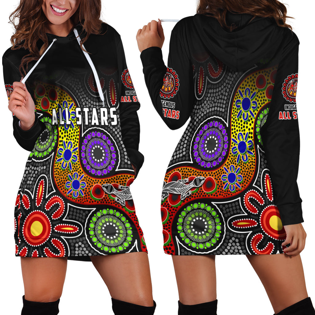 all-stars-christmas-hoodie-dress-indigenous-dreamtime