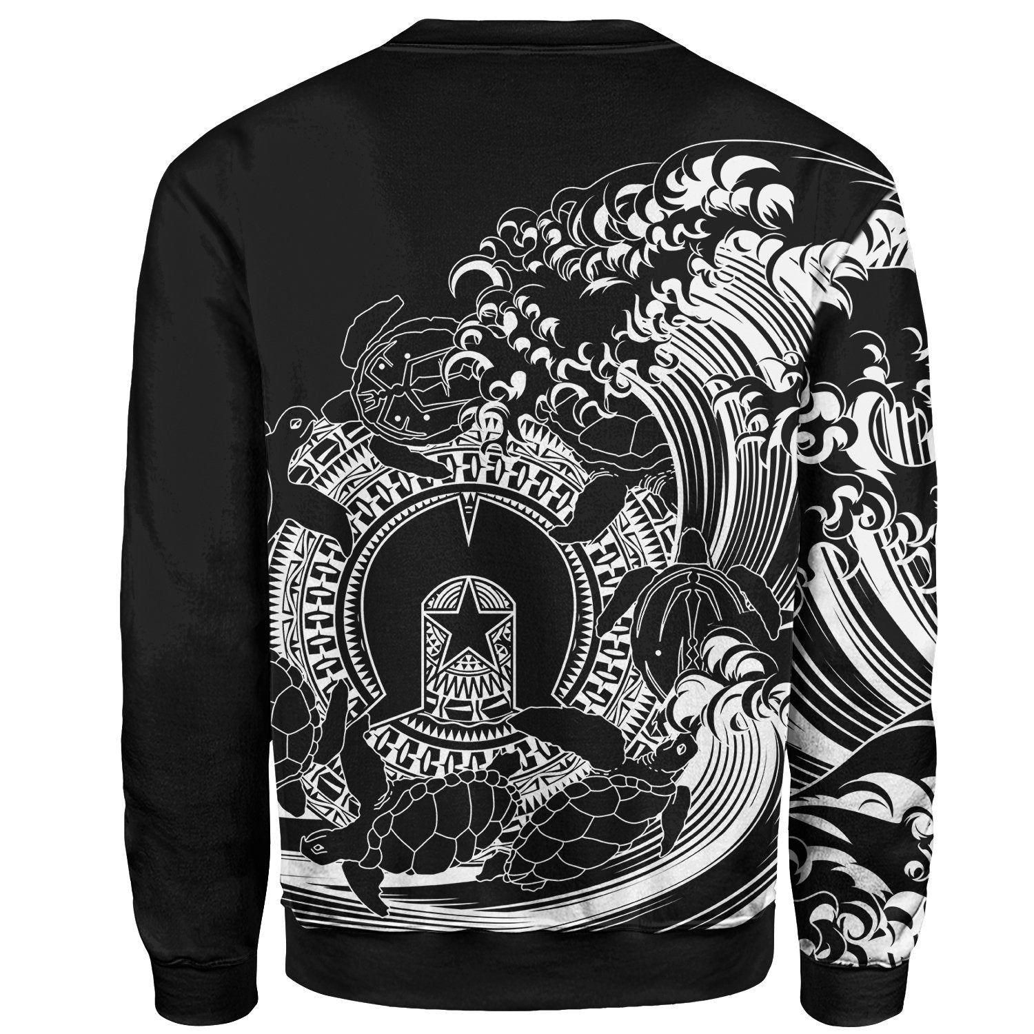 customaboriginal-sweaters-torres-strait-islands-in-wave-black