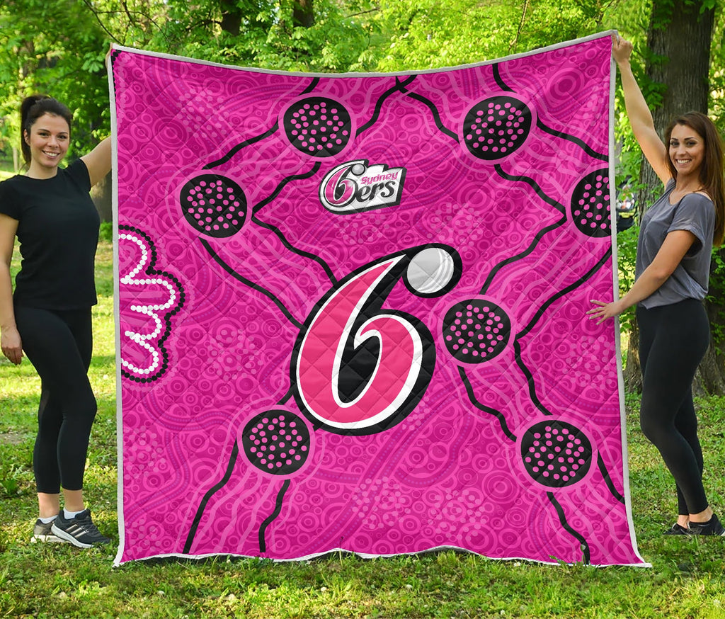 sydney-sixers-quilt-aboriginal-dot-painting
