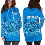 Adelaide Strikers Aboriginal Cricket 2022 Hoodie Dress - LT12