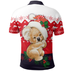 christmas-polo-shirt-koala-shirt-kangaroo-symbol-snowflakes-unisex