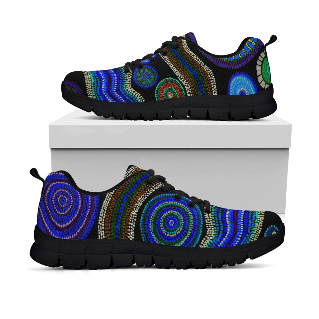sneaker-aboriginal-dot-unique-style-blue
