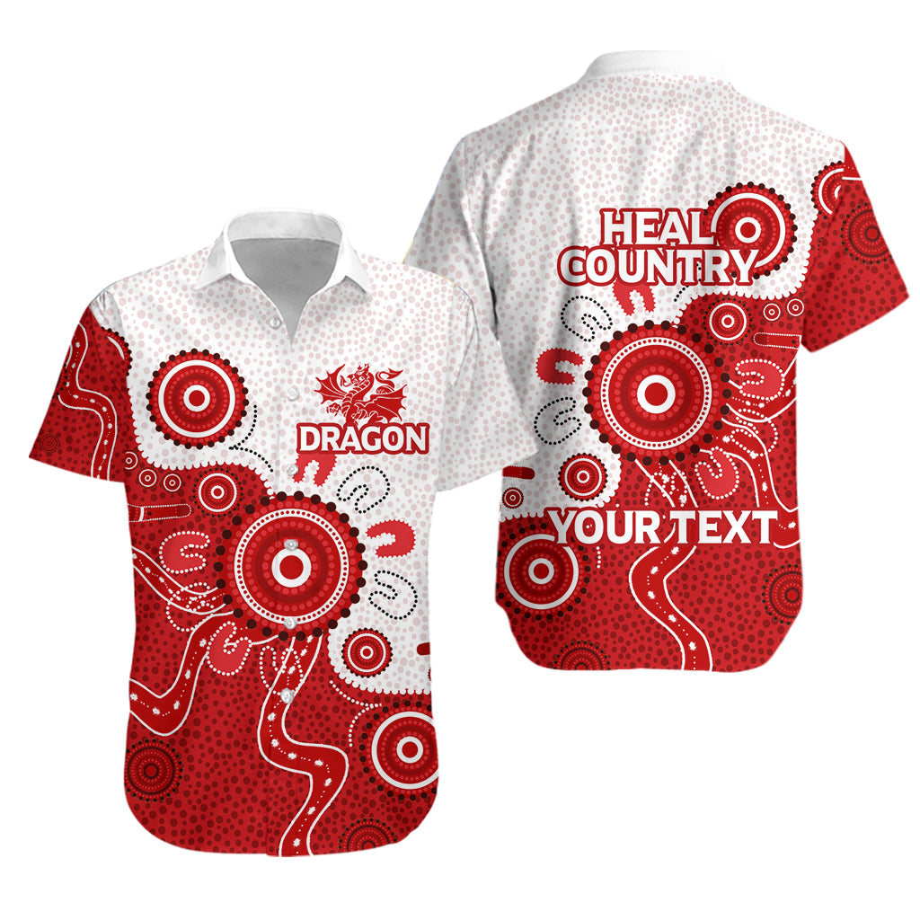 (Custom Personalised) Australia Naidoc 2021 Hawaiian Shirt St. George Illawarra Dragons - Heal Country - LT12 - Vibe Hoodie