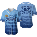 (Custom Personalised) New South Wales Blues Aboriginal  Indigenous Baseball Jersey - LT12