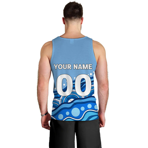custom-personalised-melbourne-men-tank-top-indigenous-dot-painting-art