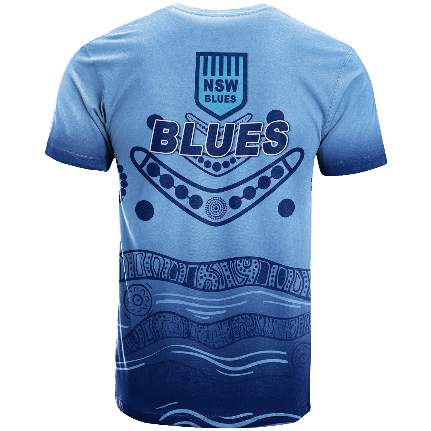 New South Wales Blues Aboriginal Indigenous T-Shirt - LT12