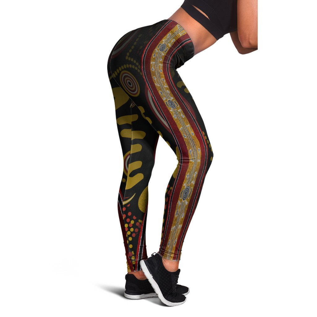 leggings-aboriginal-dot-panting-art-stripe-lines
