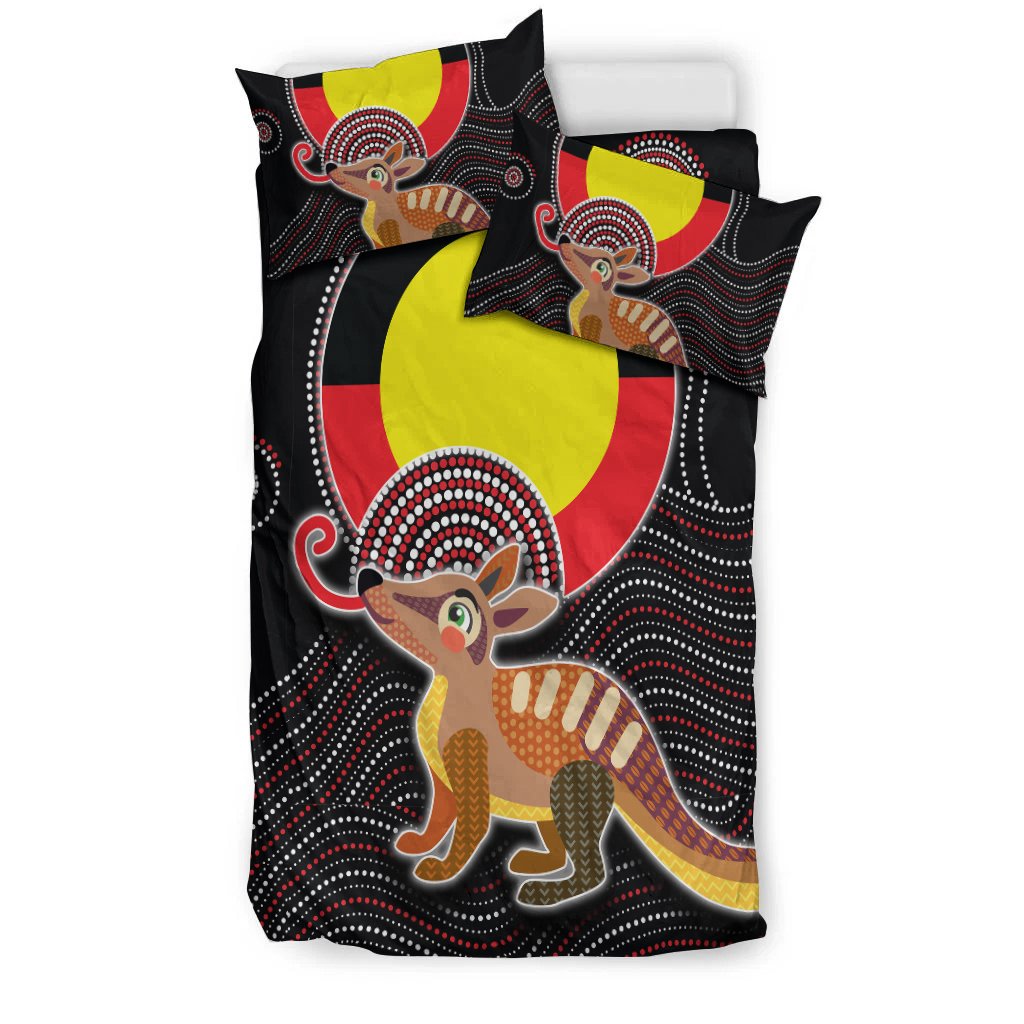aboriginal-bedding-set-numbat-with-aboriginal-flag