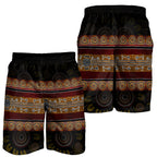 men-short-aboriginal-dot-panting-art-horizontal-lines