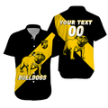 (Custom Personalised) Bulldogs Bunbury Football 2022 Hawaiian Shirt