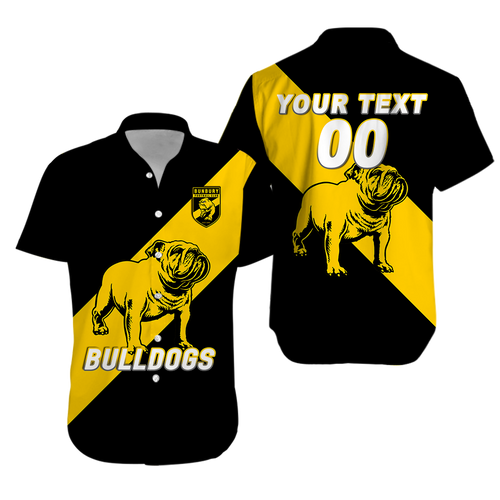 (Custom Personalised) Bulldogs Bunbury Football 2022 Hawaiian Shirt