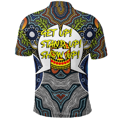 naidoc-week-2022-get-up-stand-up-show-up-aboriginal-dot-art-polo-shirt