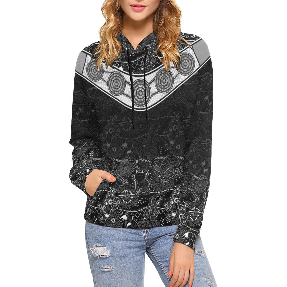 aboriginal-hoodie-boomerang-koala-kangaroo-patterns