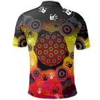 custom-aboriginal-polo-shirts-indigenous-circle-dot-painting-hand-art