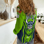 Canberra Raiders Rugby NAIDOC 2022 Aboriginal Women Casual Shirt - LT12