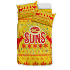 gold-coast-suns-bedding-set-christmas-ugly-style