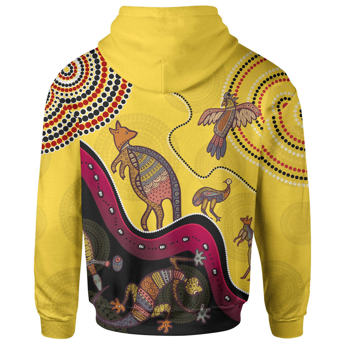 aboriginal-zip-up-hoodie-indigenous-animals-life-art