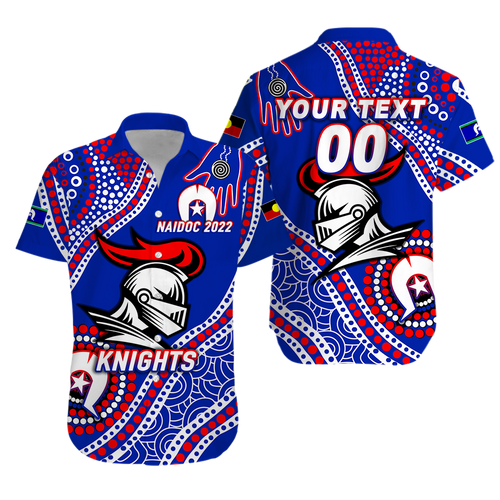 (Custom Personalised) Knights Rugby NAIDOC 2022 Aboriginal Hawaiian Shirt