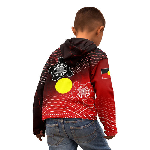 custom-aboriginal-zip-up-hoodie-kid-indigenous-circle-dot-painting-style