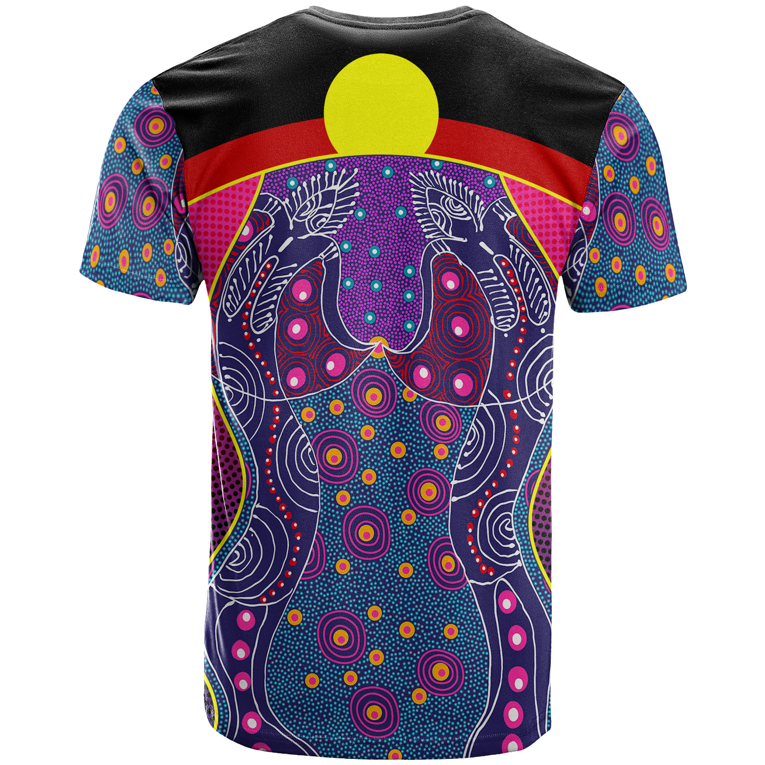 t-shirt-aboriginal-sublimation-dot-pattern-style-violet