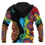 aboriginal-zip-up-hoodie-circle-dot-painting-flowers-patterns-blue-dream