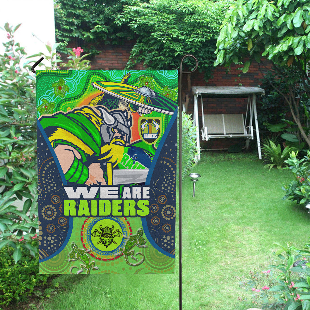 raiders-rugby-flag-custom-we-are-raiders-mascot-with-aboriginal-art-flag