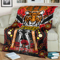 tigers-rugby-anzac-day-watercolour-blanket-custom-remembrance-west-tigers-with-poppy-flower