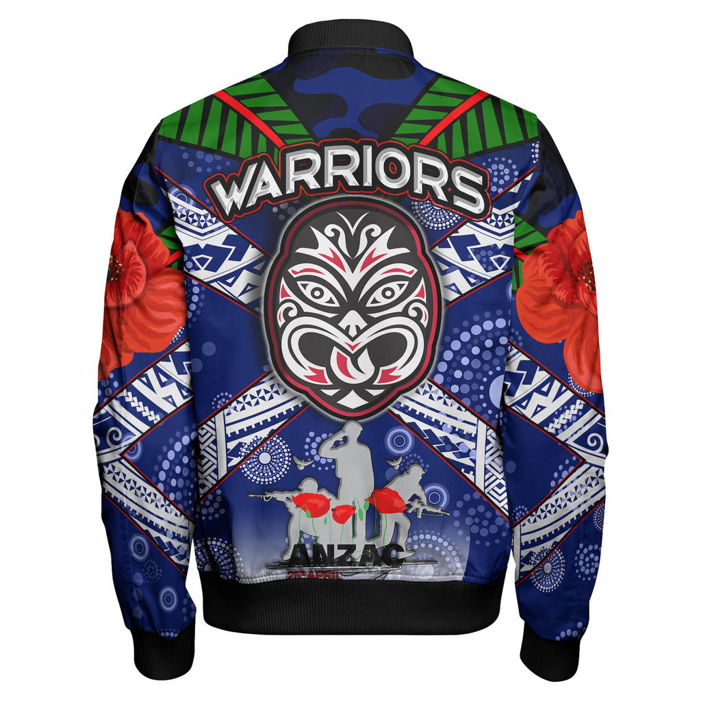 https-aussievibes-co-warriors-rugby-bomber-jacket-aboriginal-dot-art-anzac-day-warriors-with-poppy-flower-patterns-bomber-jacket
