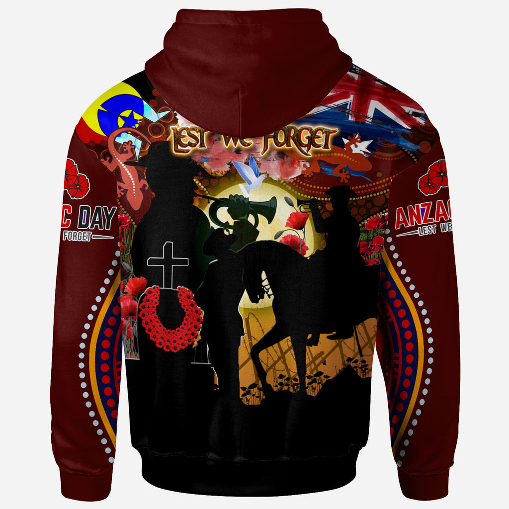 australia-anzac-day-brown-hoodie-custom-the-indigenous-culture-commemorative-hoodie