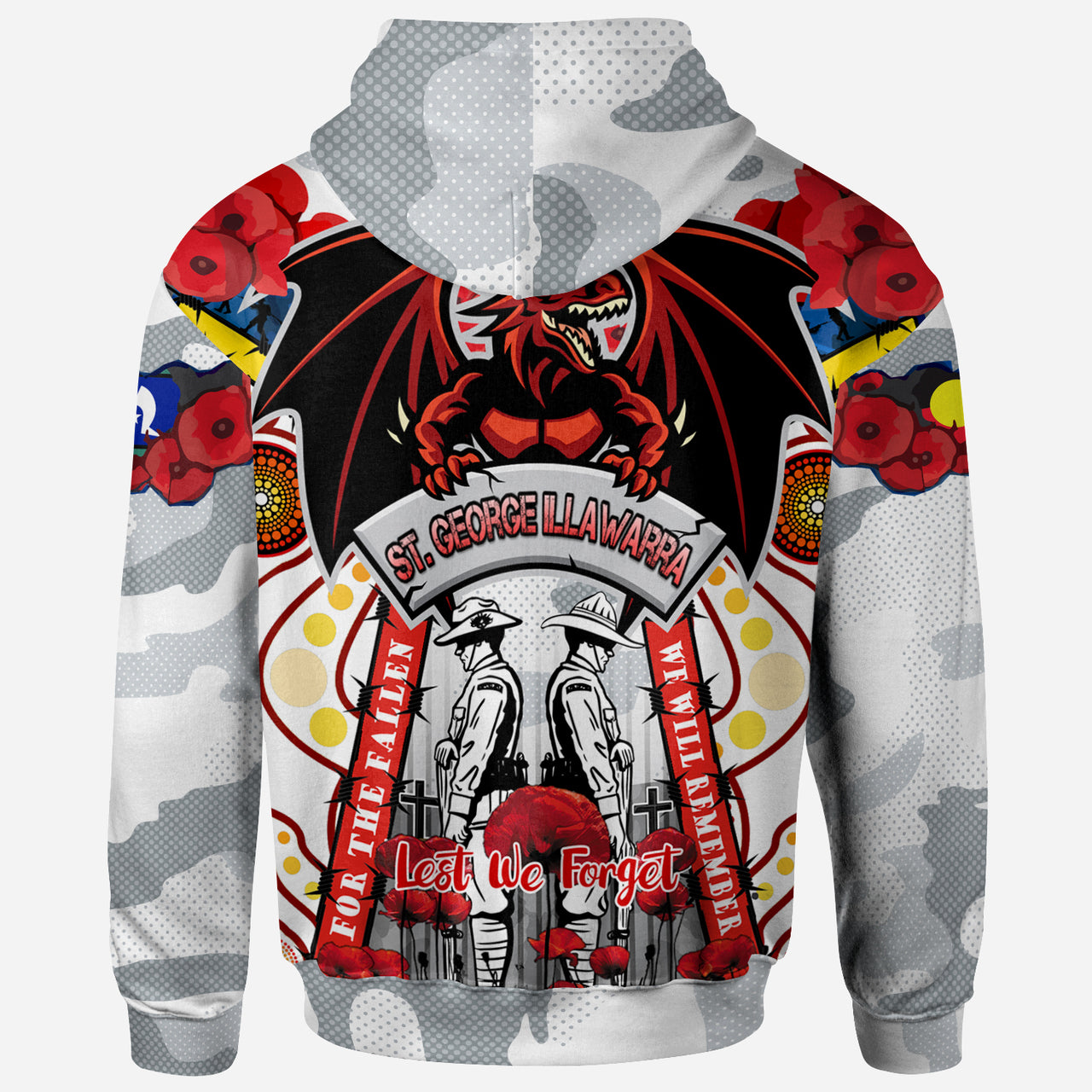 st-george-rugby-anzac-day-watercolour-custom-hoodie-remembrance-dragons-with-poppy-flower