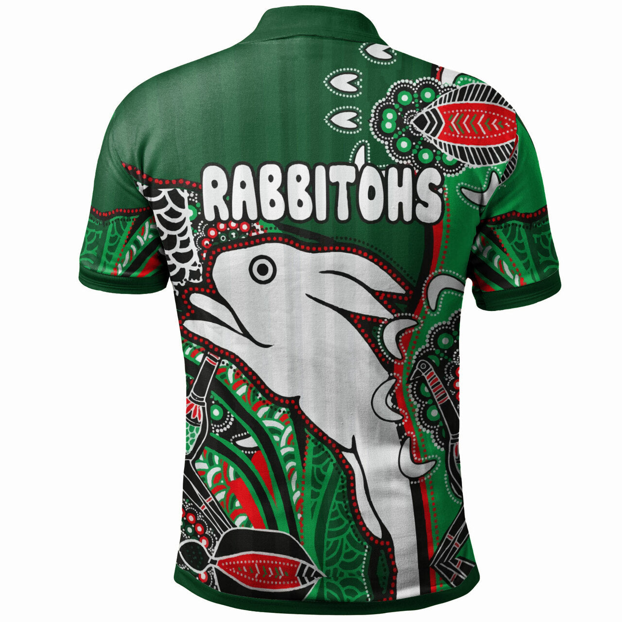 rabbitohs-rugby-custom-polo-shirt-indigenous-dreaming-rabbitohs