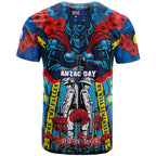 titans-aboriginal-rugby-anzac-day-custom-watercolour-t-shirt-remembrance-indigenous-titans-with-poppy-flower-1
