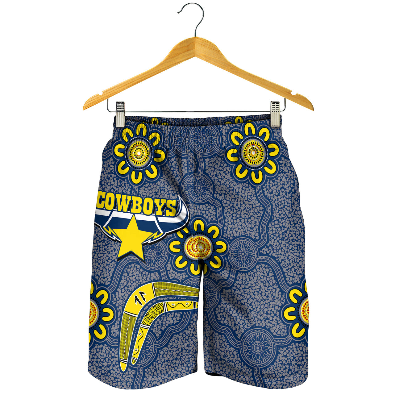 cowboys-rugby-men-shorts-aboriginal-boomerang-cowboys-men-shorts